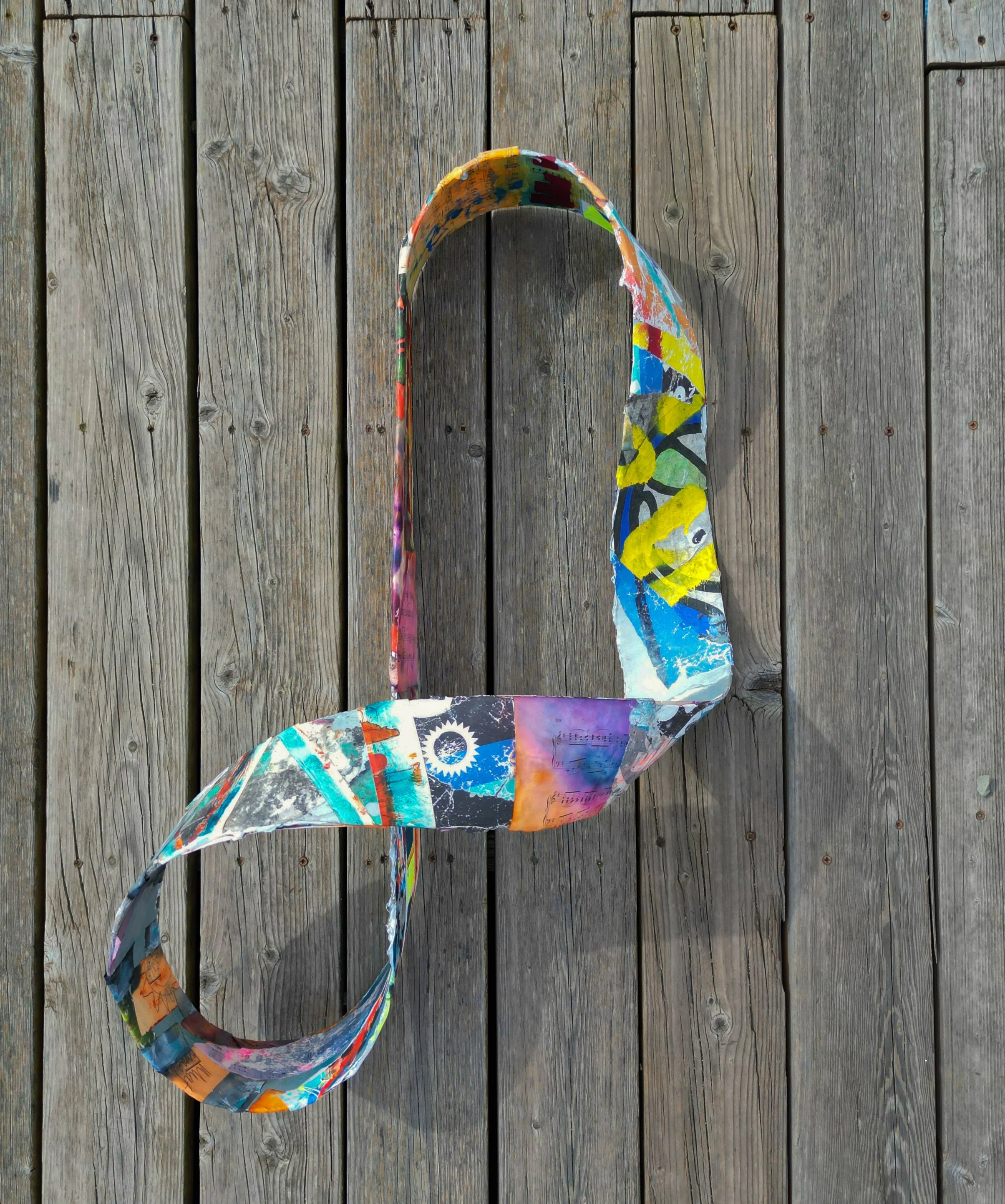 Rock N' Roll Ribbon (Sculpture) — Todd Woolman Art